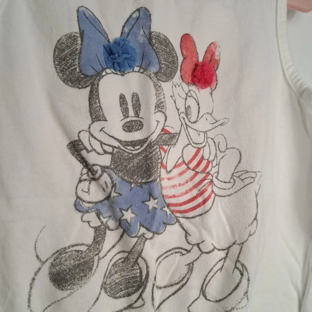 Baby GAP MInnie and Daisy Tank Top Patriotic